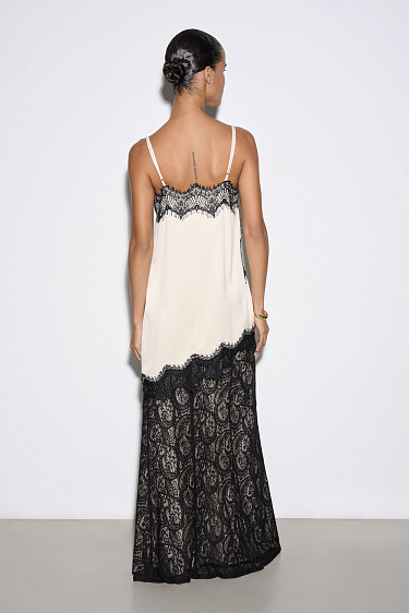 Юбка миди из кружева