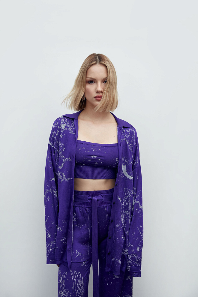 Кардиган с принтом