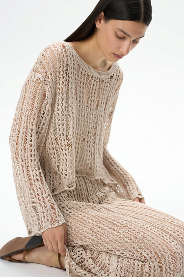 Полупрозрачный джемпер