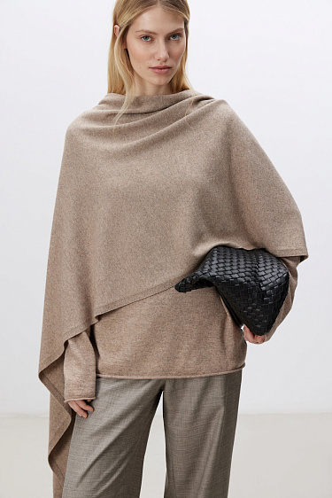 Палантин из кашемира и шерсти