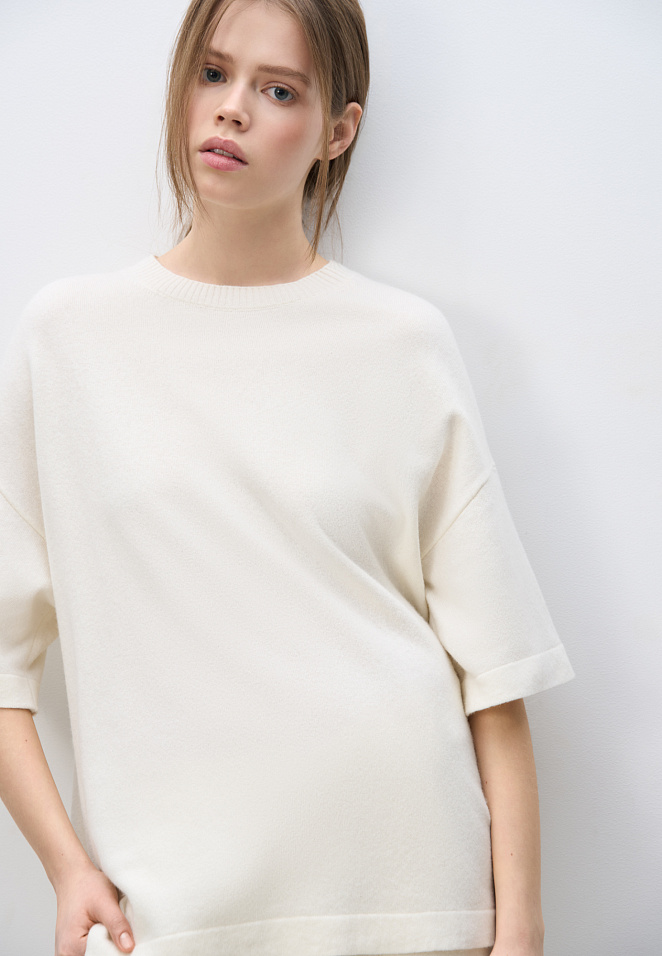 Футболка из шерсти с добавлением кашемира