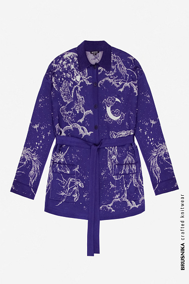 Кардиган с принтом