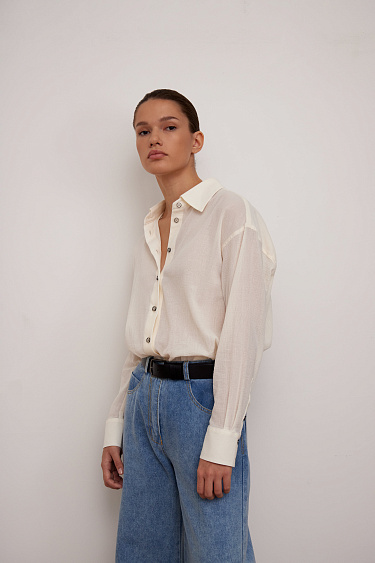 Рубашка из тонкого хлопка