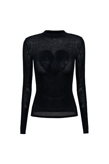 Лонгслив с сердцем на спине