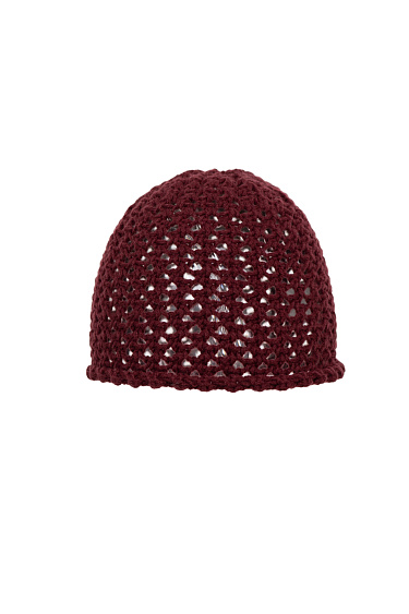 Трикотажная шапка из шерсти