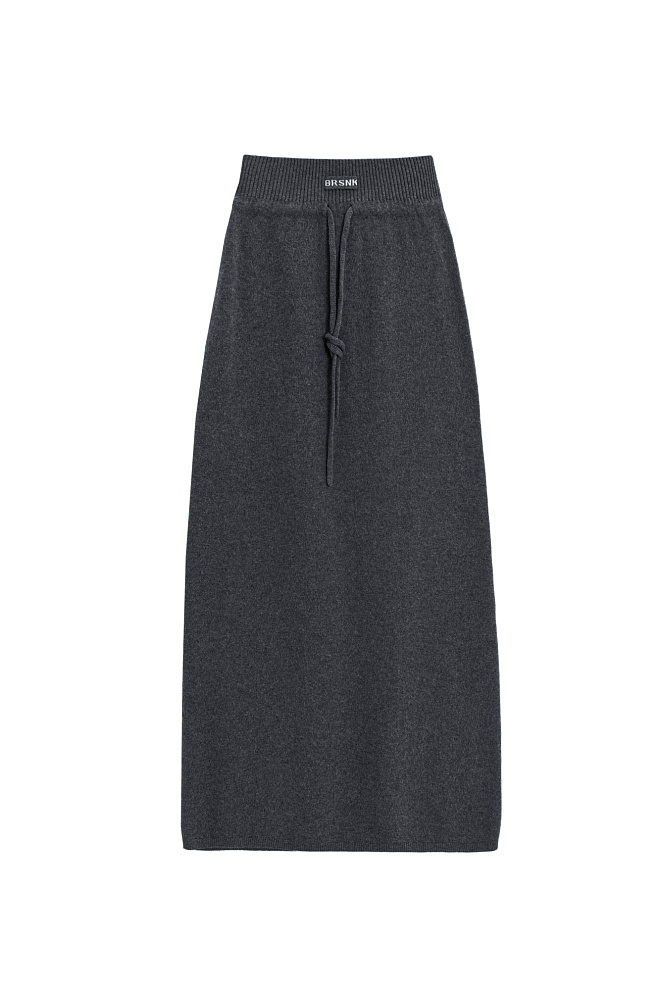 Трикотажная юбка из кашемира и шерсти