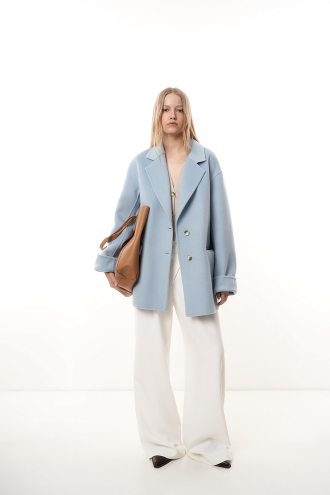 Классический жакет из 100% шерсти без подклада