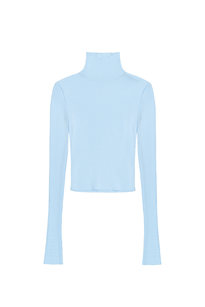 Укороченная водолазка из вискозы