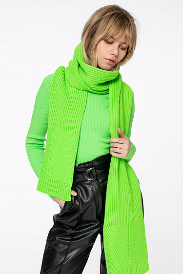 Длинный шарф из шерсти