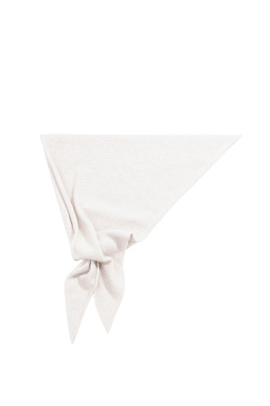 белый Трикотажная косынка из пуха лисы.