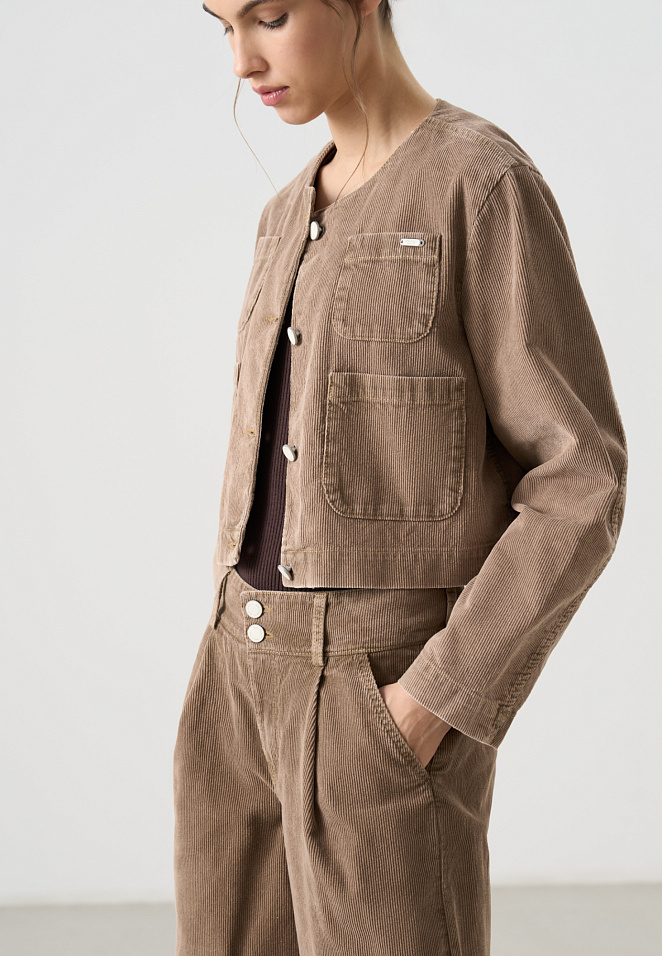Вельветовый жакет
