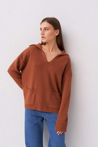 Трикотажный джемпер из шерсти