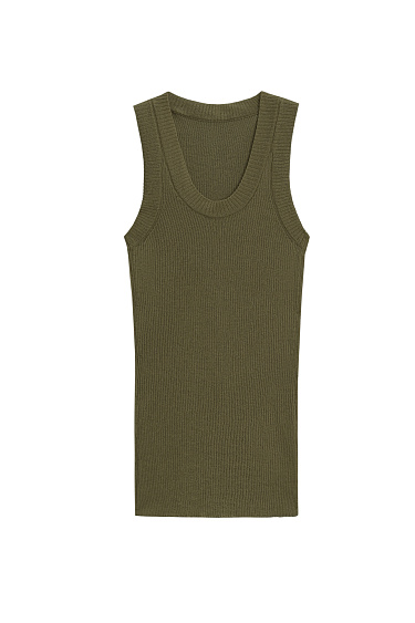 Полупрозрачный топ из хлопка