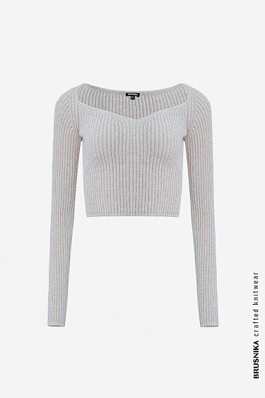 Топ из шерсти мериноса экстрафайн