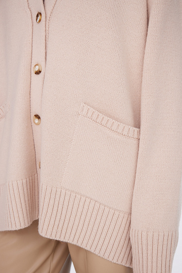 Удлиненный кардиган из шерсти альпака