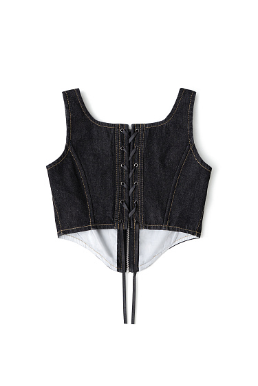 Джинсовый корсет