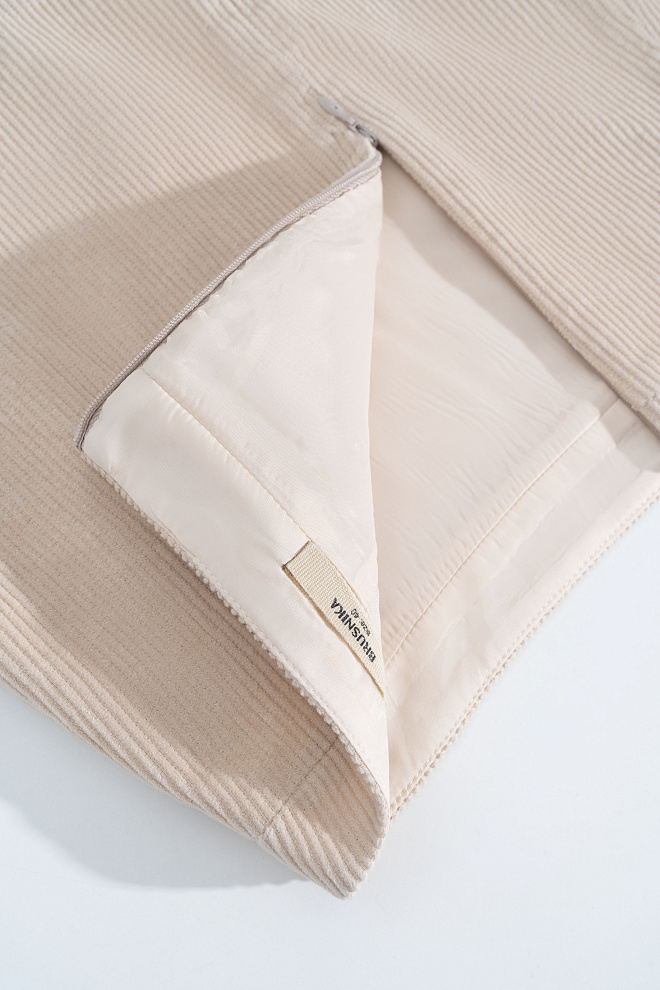 Вельветовая юбка мини