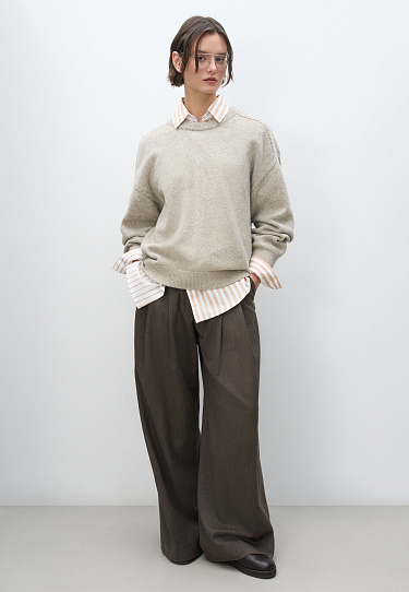 Джемпер из шерсти яка