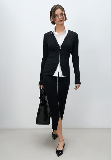 Трикотажный кардиган из вискозы