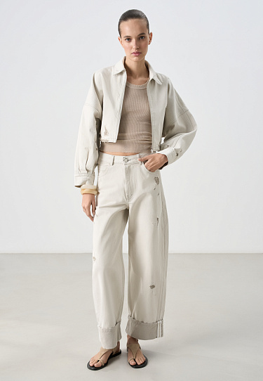 Джинсы из 100% хлопка