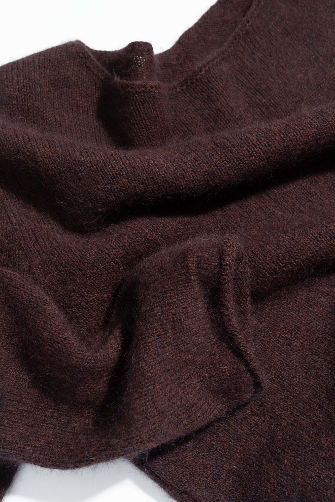 Лонгслив из пуха лисы