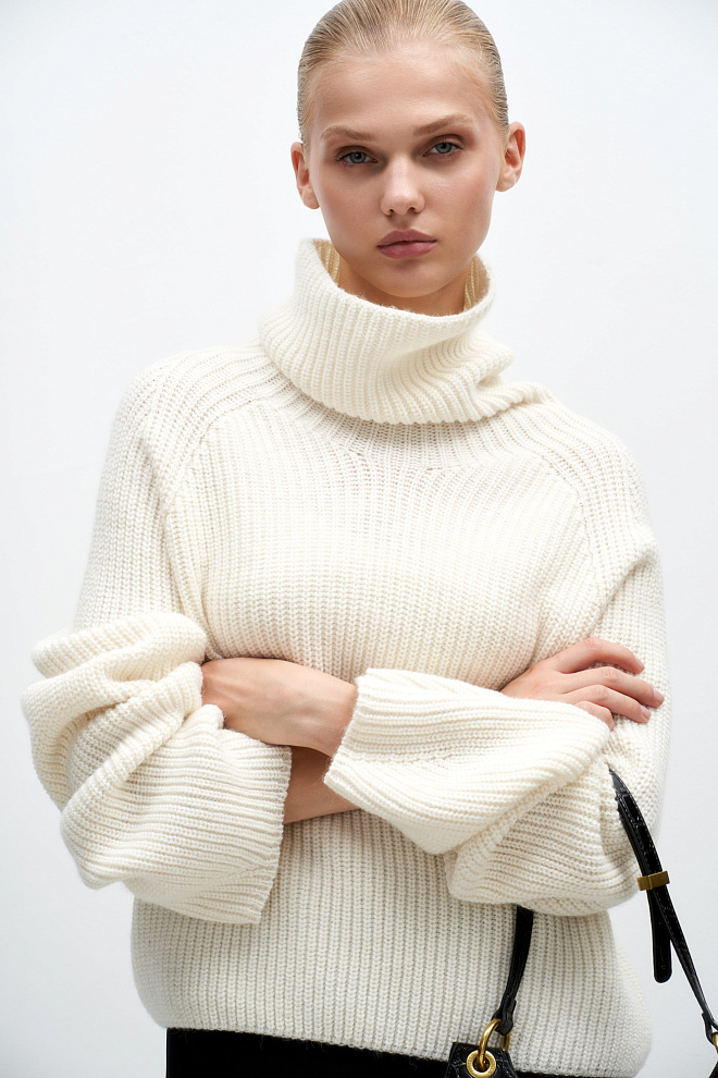 Трикотажный джемпер из шерсти альпака