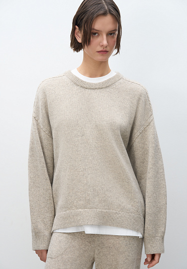 Джемпер из шерсти яка