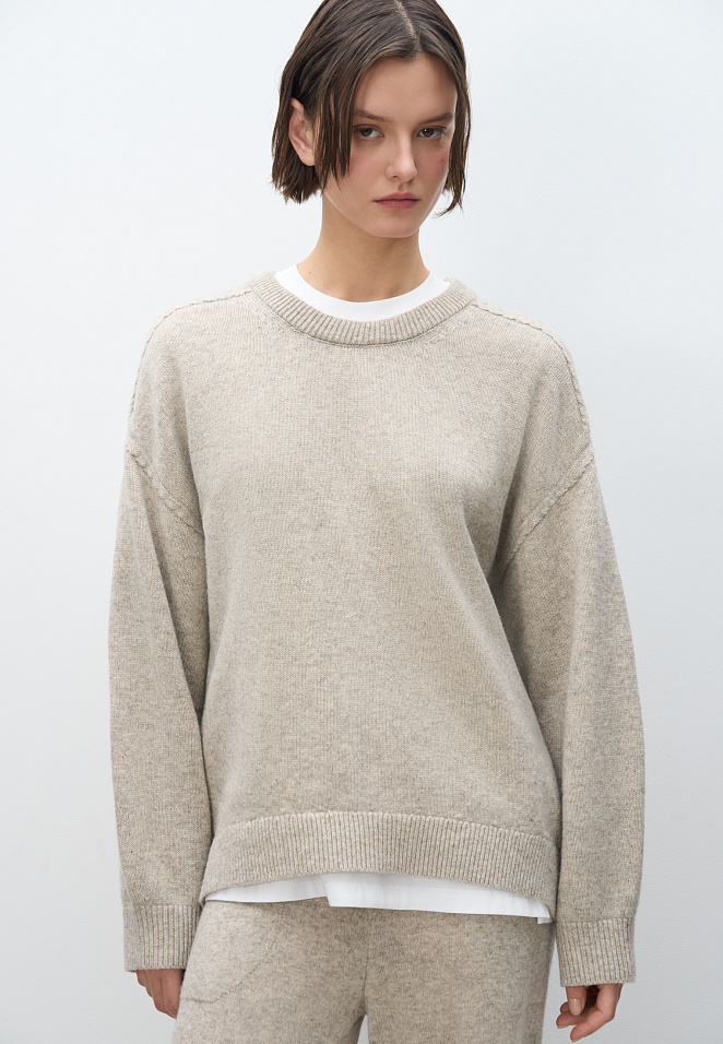 Джемпер из шерсти яка