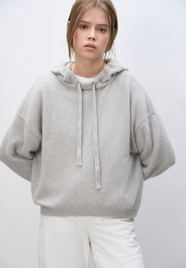 Худи из пуха лисы