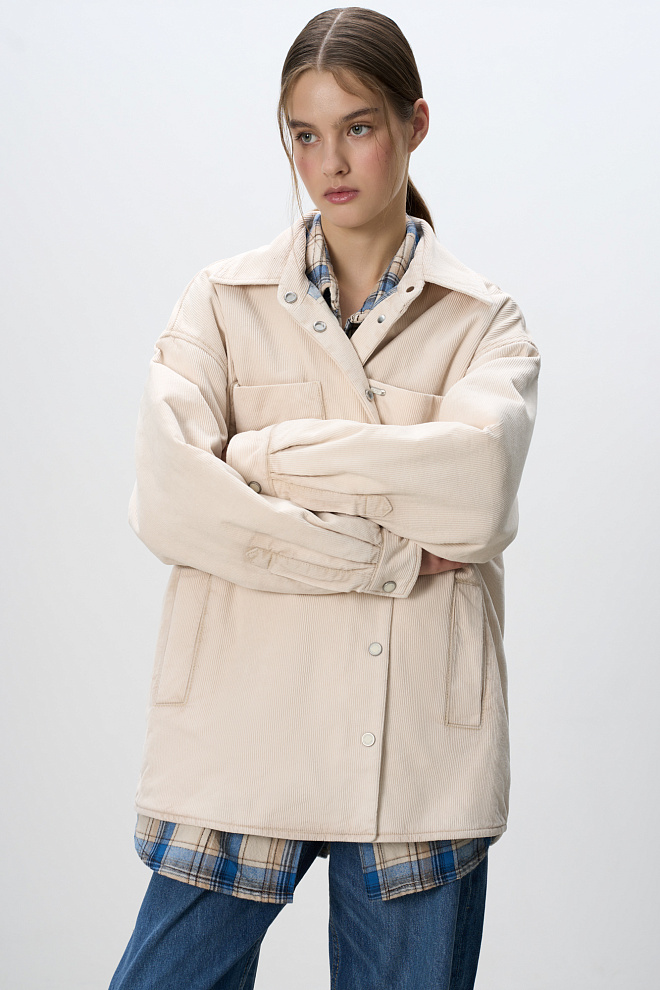 Вельветовая куртка из 100% хлопка