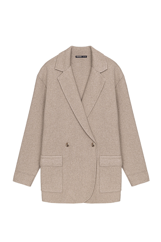 Трикотажный жакет с добавлением кашемира