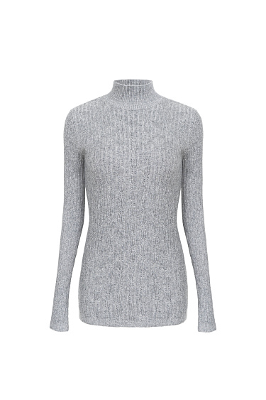 Трикотажная водолазка из кашемира и шерсти с косами