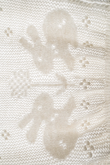 Поло с ажурным рисунком