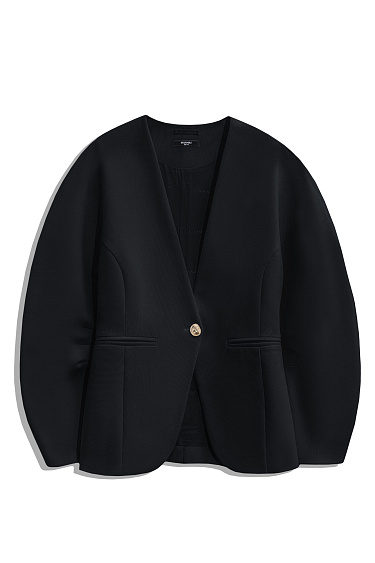 Жакет из вискозы с объемными рукавами 