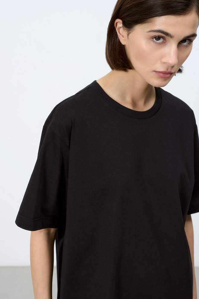 Удлиненная футболка из 100% хлопка