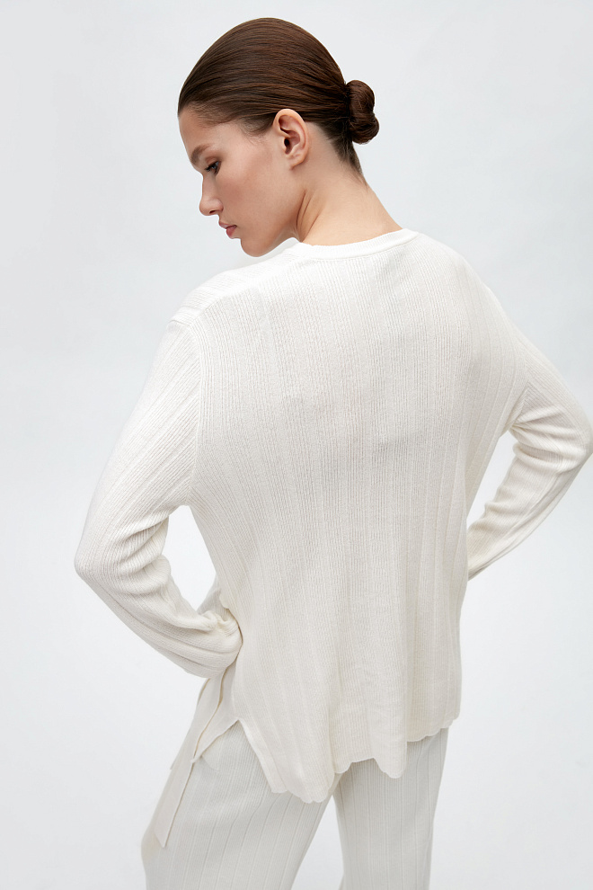 Джемпер с имитацией запаха