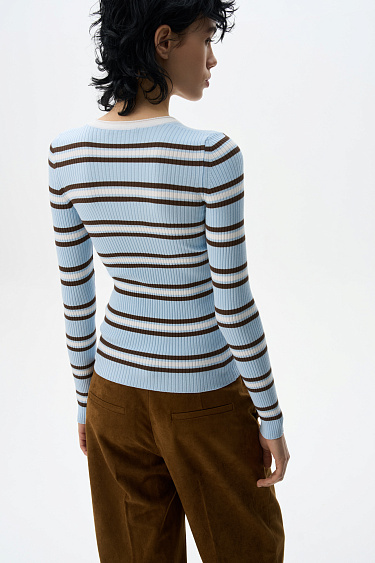 Лонгслив из вискозы