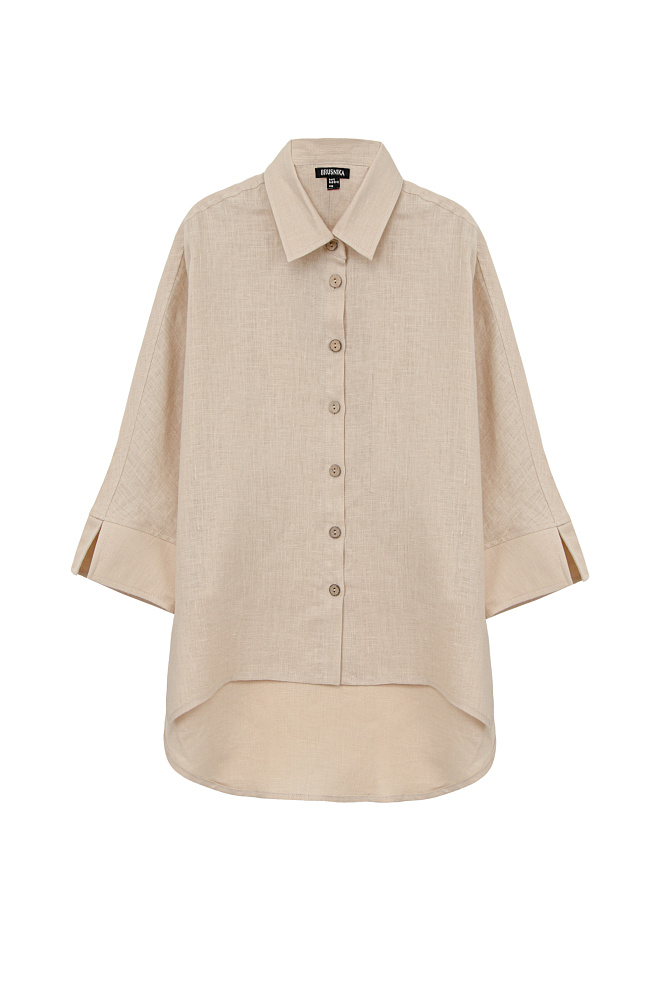 Рубашка с удлиненной спинкой