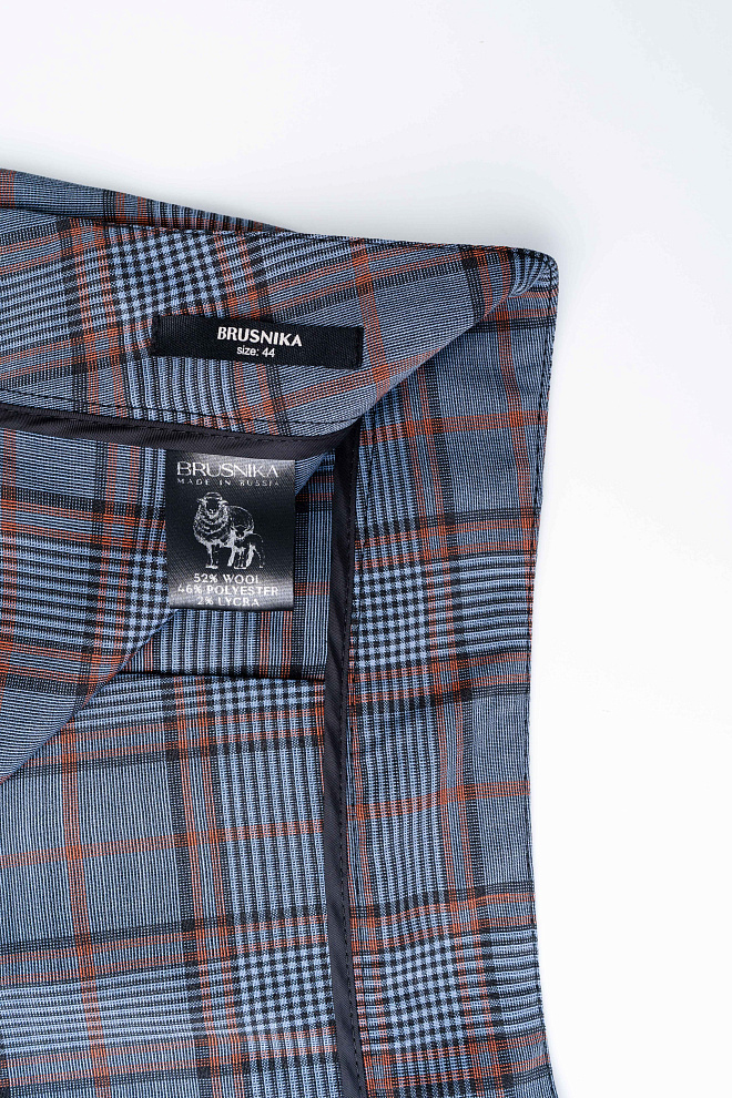 Юбка миди в клетку