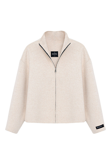 Шерстяная куртка на молнии