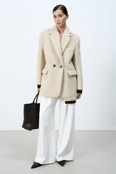 Двубортный жакет из шерсти