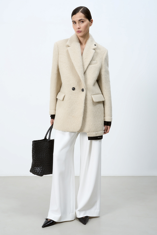 Двубортный жакет из шерсти