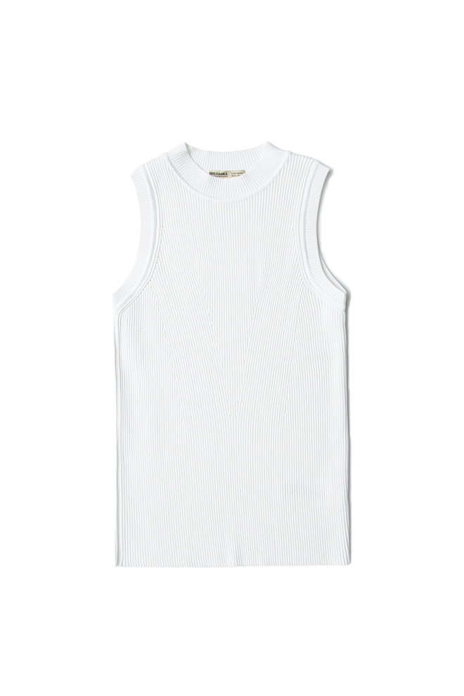 Облегающий топ в мелкий рубчик