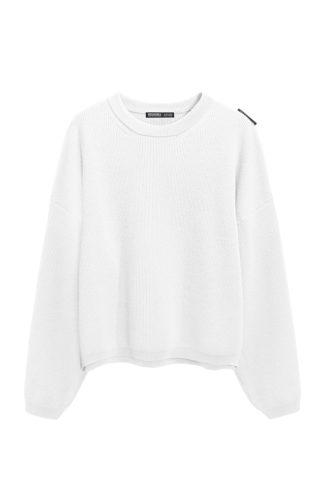 Укороченный джемпер из хлопка