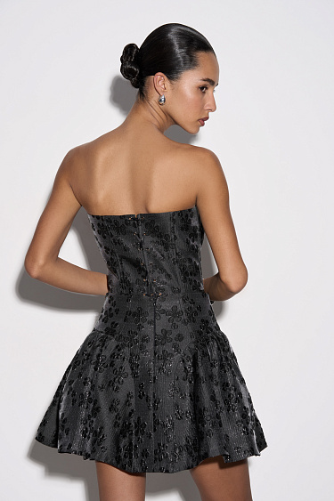 Юбка-баллон с объемным декором