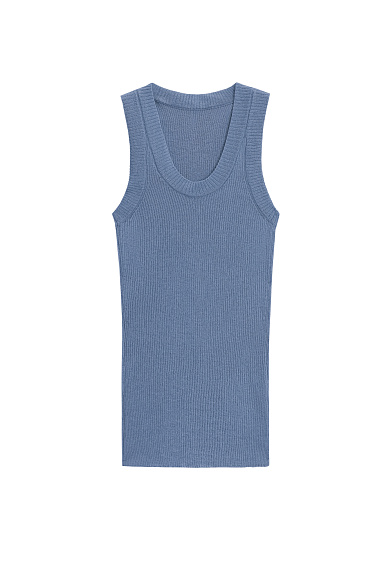 Полупрозрачный топ из хлопка