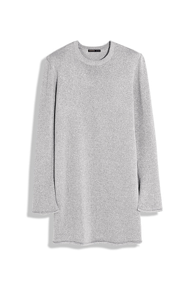 Платье мини с добавлением люрекса