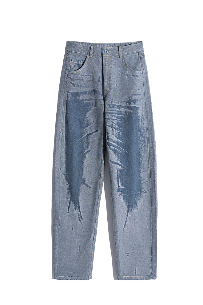 Джинсы в стиле гранж