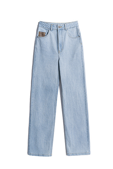 Прямые джинсы из 100% хлопка