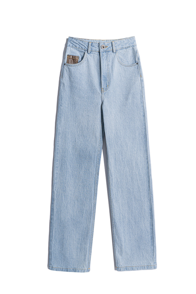 Прямые джинсы из 100% хлопка